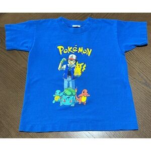 Vintage 1999 Youth Pokémon‎ Gotta Catch Em All Youth T-Shirt Nintendo Ash Sz M/L